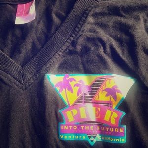 Ventura v neck black shirt